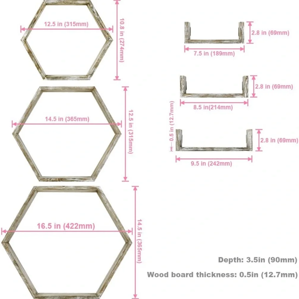 Wall shelves